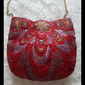 NEW La Regale Hand Made Sequin Handbag Purse